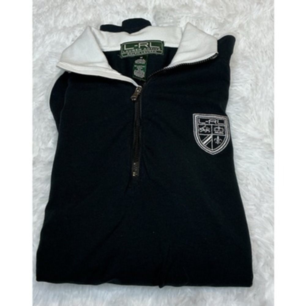 Lauren Ralph Lauren Active Women's LongSleeve 1/4 Zip Pullover Med Top‎